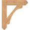 Ekena Millwork Legacy Arts and Crafts Smooth Bracket w/ Offset Brace, Western Red Cedar, 7 1/2"W x 30"D x 34"H BKT0806X30X34LEC03SWR - alternate 3